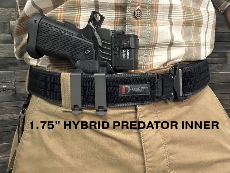 1.75" LOW VIZ BASKET WEAVE  - HIGH PERFORMANCE SYNTHETIC LEATHER DUTY BELT