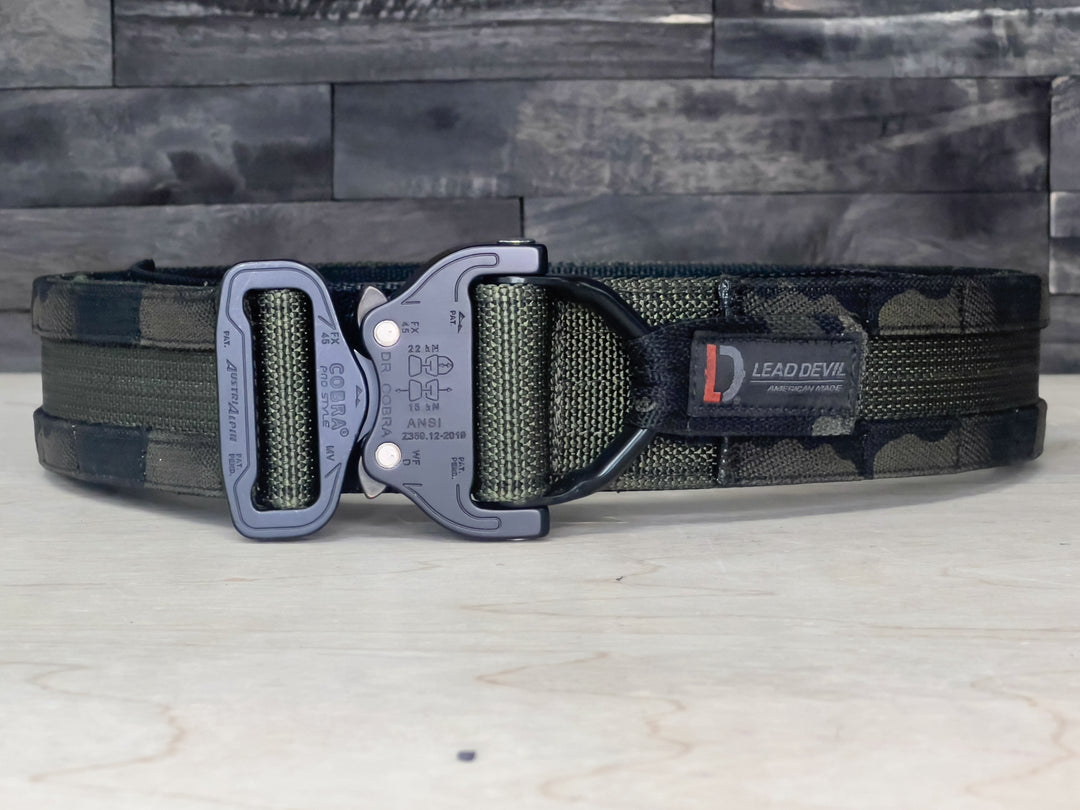 1.75" Tactical Molle Camo Belts With D-Ring