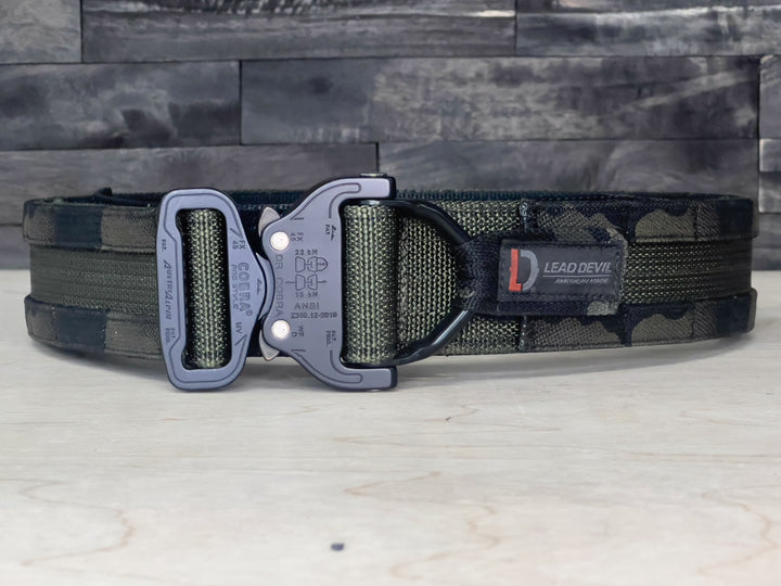 1.75" Tactical Molle Camo Belts With D-Ring