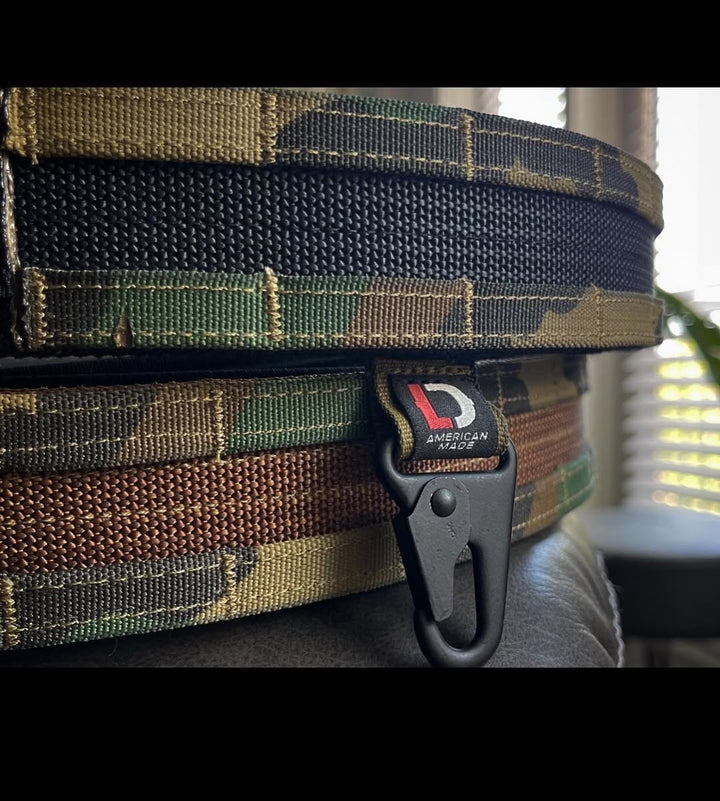 1.75" Tactical Molle Camo Belts With D-Ring