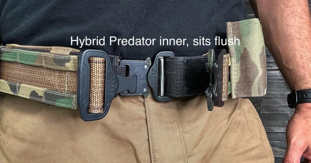 1.75" LOW VIZ BASKET WEAVE  - HIGH PERFORMANCE SYNTHETIC LEATHER DUTY BELT