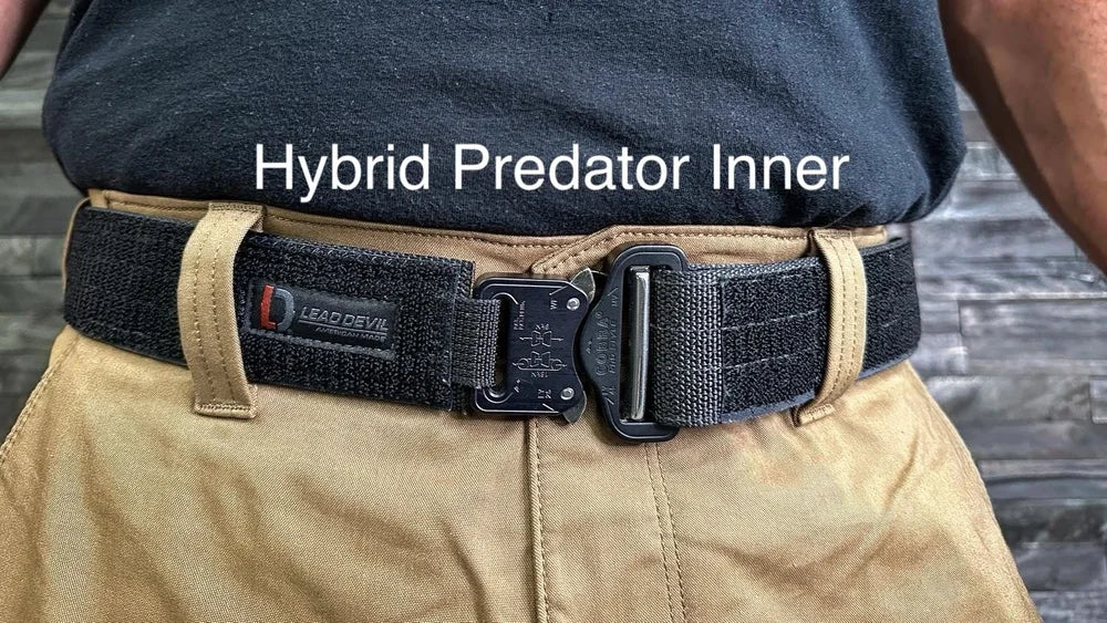 1.75" LOW VIZ BASKET WEAVE  - HIGH PERFORMANCE SYNTHETIC LEATHER DUTY BELT