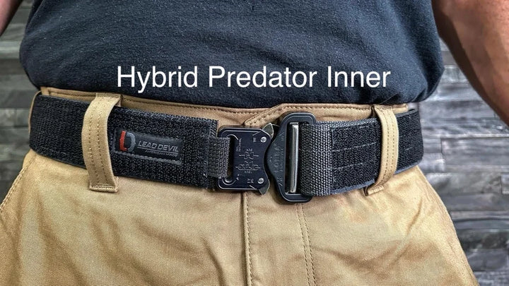 1.75" LOW VIZ BASKET WEAVE  - HIGH PERFORMANCE SYNTHETIC LEATHER DUTY BELT