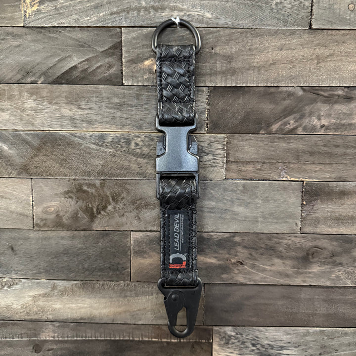 HP LEATHER Dual System Keychain