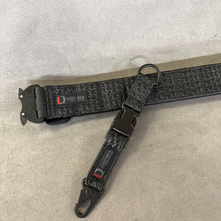 HP LEATHER Dual System Keychain